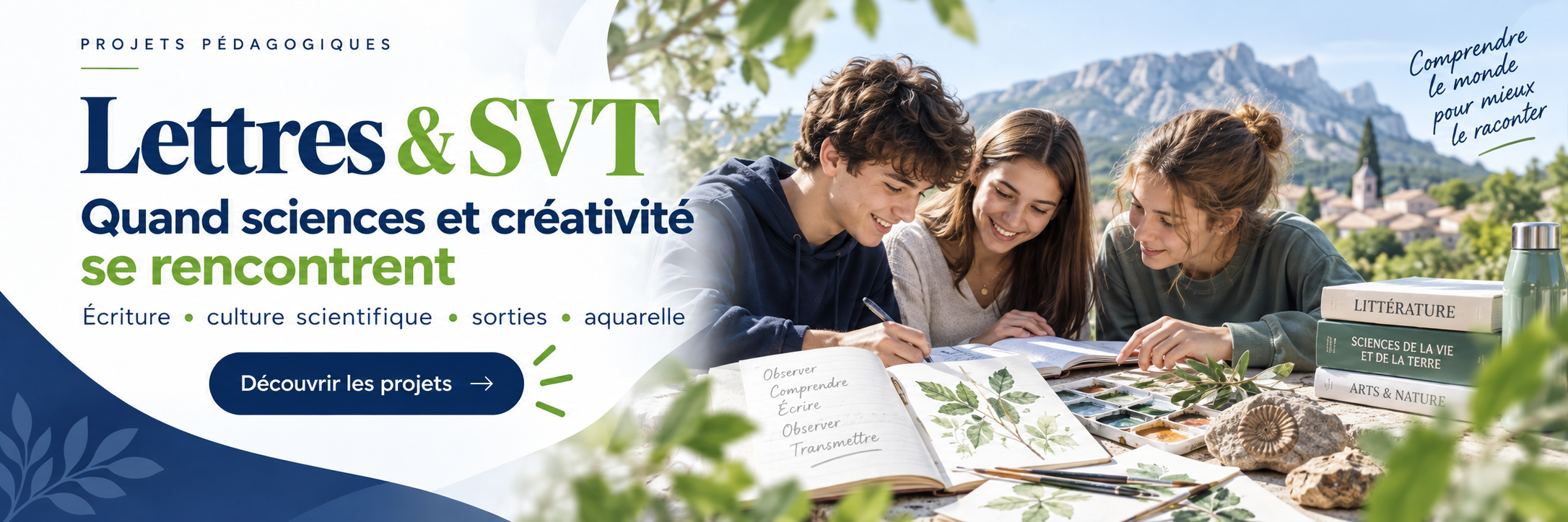 Projet Lettres et SVT - Quand sciences et créativité se rencontrent