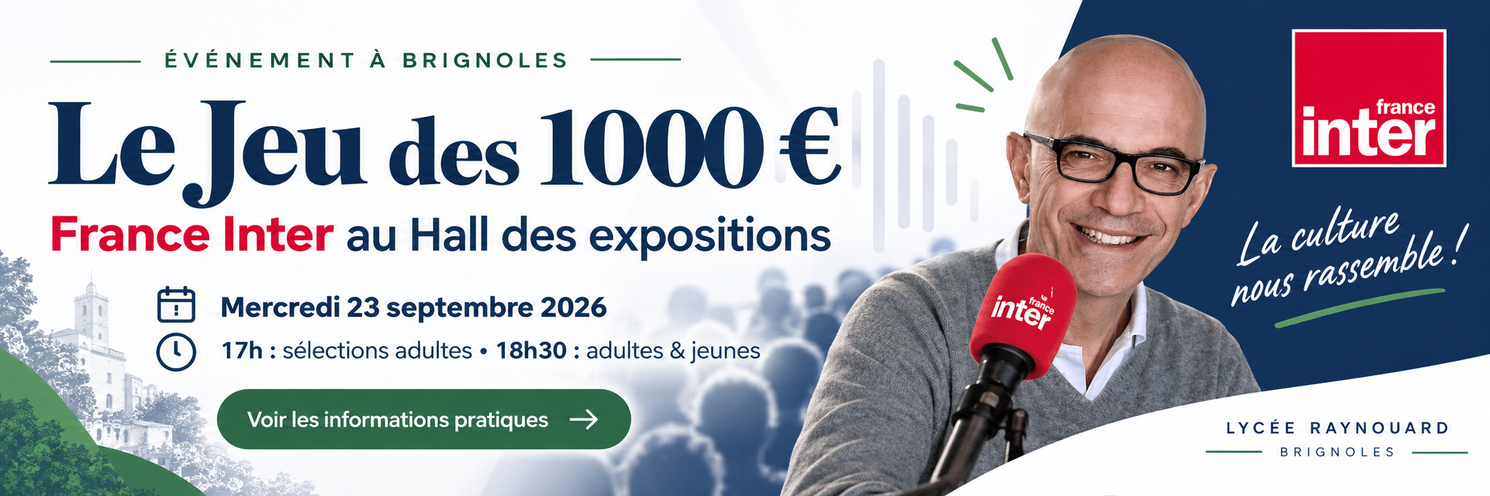 Le Jeu des 1000 euros de France Inter à Brignoles