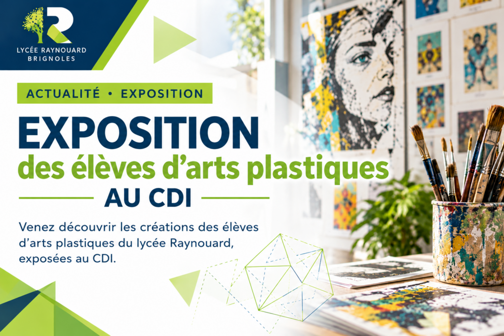 exposition d'arts plastiques au lycée